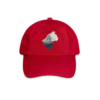 Matterhorn Cat Double Exposure - Baseball Cap - classic red - Front