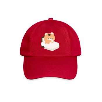 Tigre endormi et fatigué - Casquette classique - rouge classique - Devant