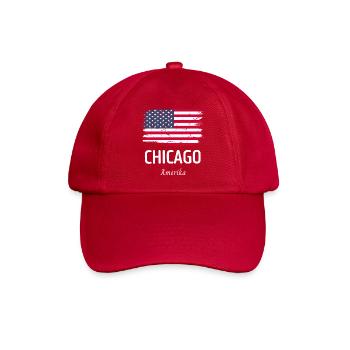 Chicago - Casquette classique - rouge classique - Devant