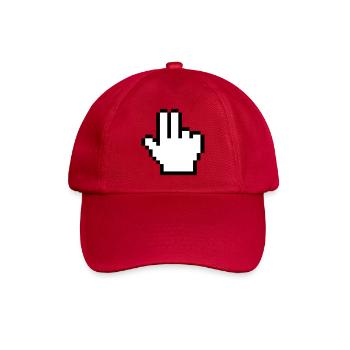 Mouse hand 2 fingers - Baseball Cap - classic red - Front