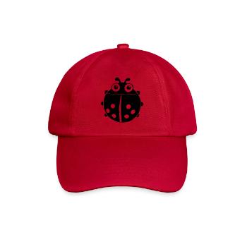 Coccinelle noire - Casquette classique - rouge classique - Devant