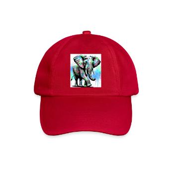 éléphant - Casquette classique - rouge classique - Devant