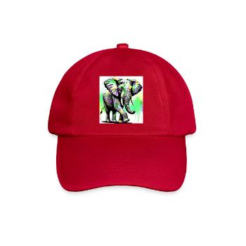 éléphant - Casquette classique - rouge classique - Devant
