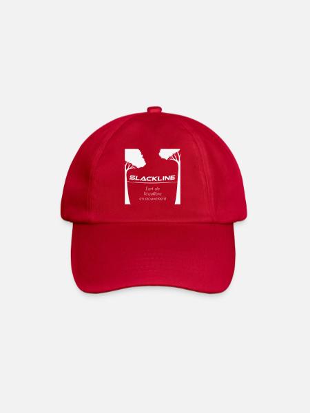 Slackline - l'art de l'équilibre - Casquette classique - rouge classique