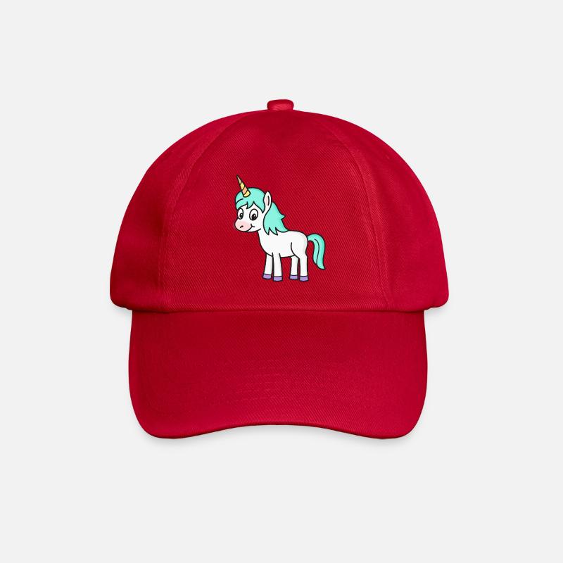 Einhorn Einhörner - Baseballkappe - klassisch Rot