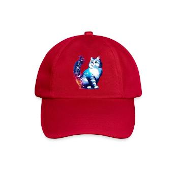 Cat - Baseball Cap - classic red - Front