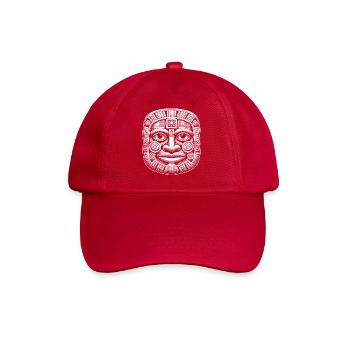 Maske - Baseballkappe - klassisch Rot - Vorne