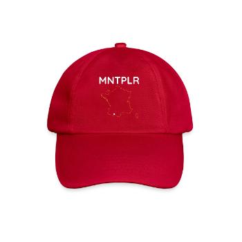 Mntplr T Shirt Montpellier - Baseball Cap - classic red - Front