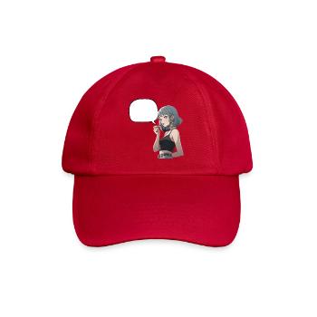 Speech Bubbles Noir Heroine CropTop - Baseball Cap - classic red - Front