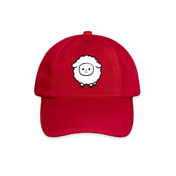 Schaf Schäfchen Lamm - Baseballkappe - klassisch Rot - Vorne