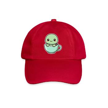Cute Turtle - Kawaii Style - Baseball Cap - classic red - Front