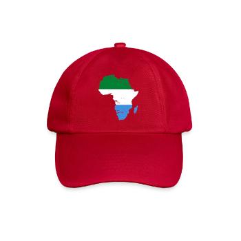 Sierra_Leone_Flagge_Afrika_used - Baseball Cap - classic red - Front