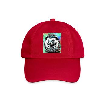 Igel - Baseballkappe - klassisch Rot - Vorne