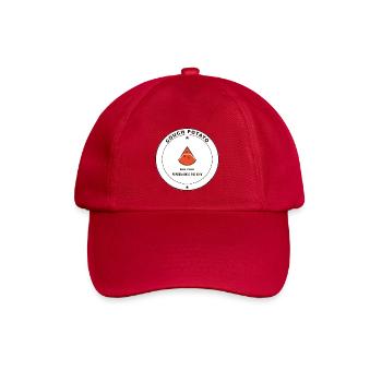 Couch Potato Laufclub Logo - Baseballkappe - klassisch Rot - Vorne