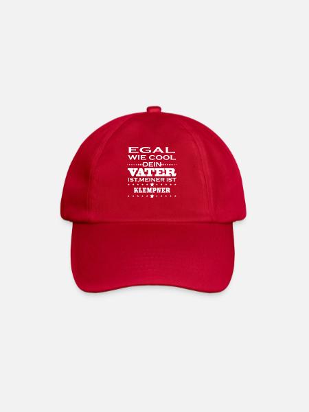 Egal cool vater KLEMPNER - Baseballkappe - klassisch Rot