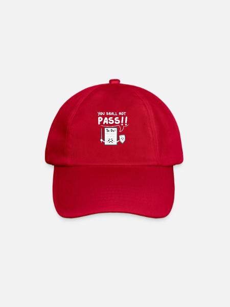 Vous ne pouvez pas passer par - To Do List - Casquette classique - rouge classique