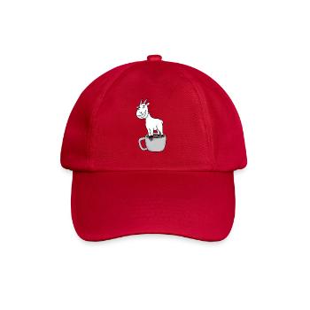 Bock auf Kaffee - Ziege Ziegenbock - Casquette classique - rouge classique - Devant