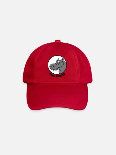 Hippo Texte - Casquette classique - rouge classique