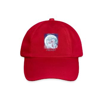 Pferde Mädchen Freiheit - Baseballkappe - klassisch Rot - Vorne