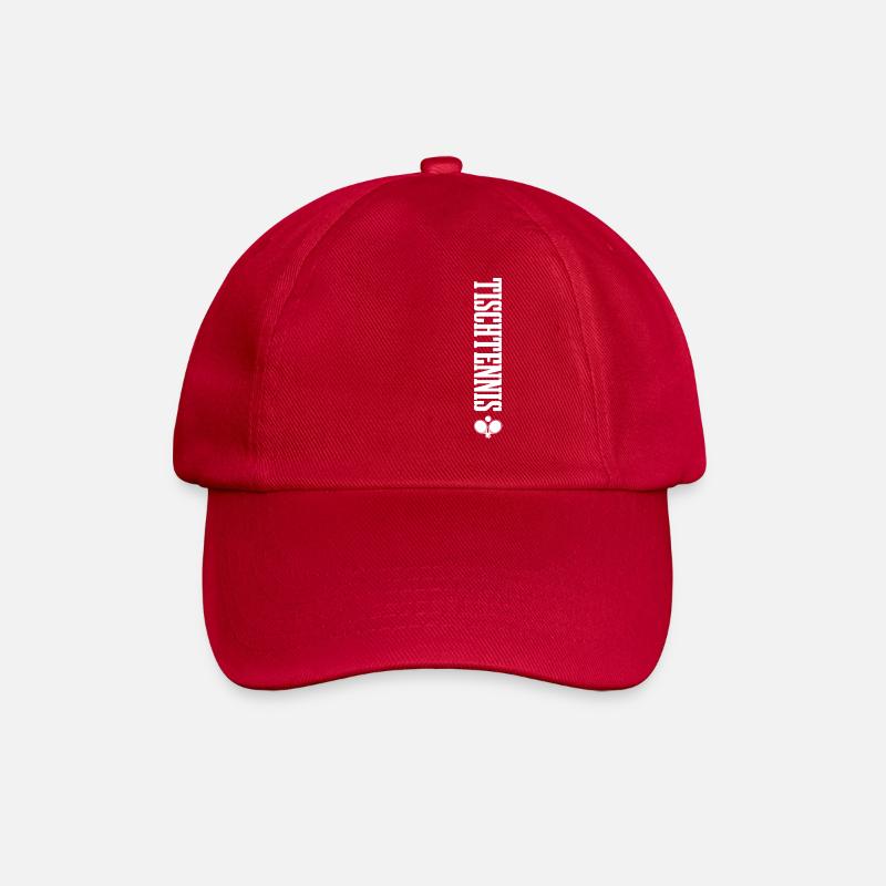 Tischtennis - Baseballkappe - klassisch Rot