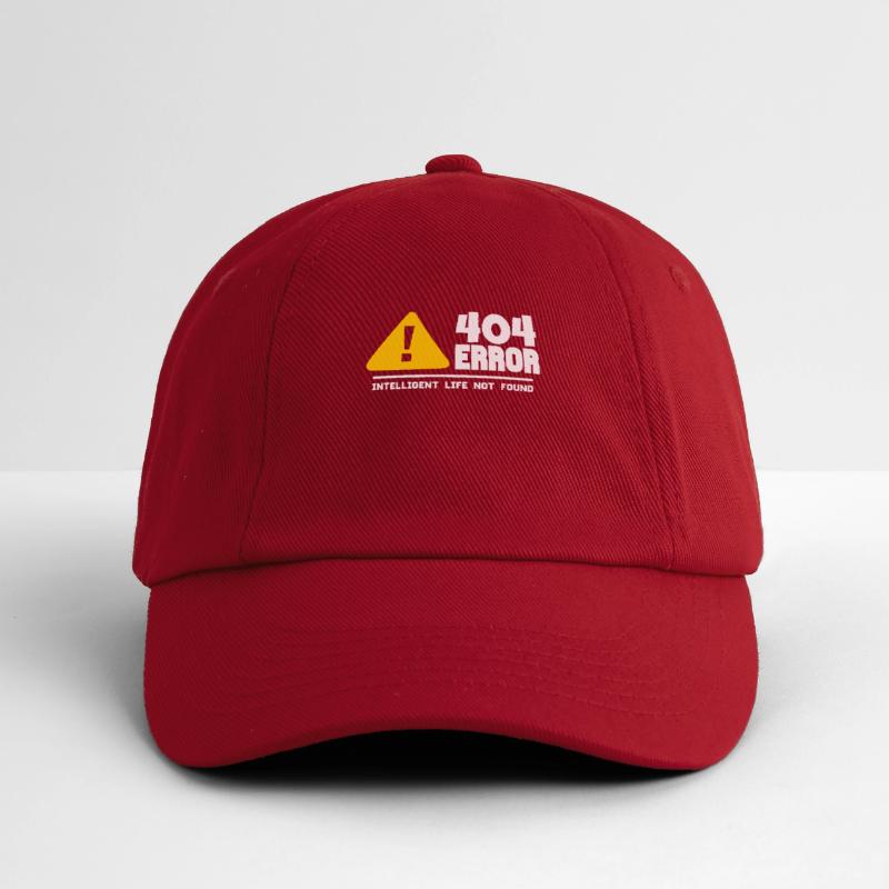 Computer and programmer geek. 404 Errors Baseball Cap