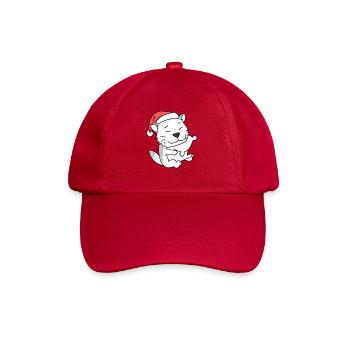 Chat Mignon Burmilla Fatigué Noël - Casquette classique - rouge classique - Devant