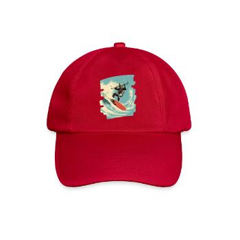 Kitesurfer - Baseballkappe - klassisch Rot - Vorne