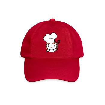 Bird Chef Hat Duck Delicious Hunger Food Cute - Baseball Cap - classic red - Front