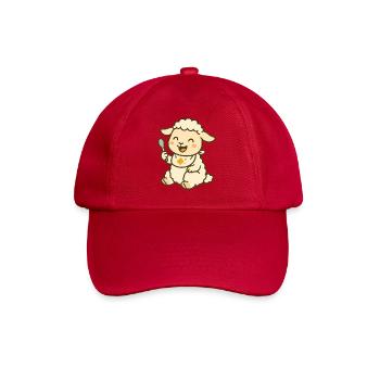 Goûter avec de l’agneau - Casquette classique - rouge classique - Devant