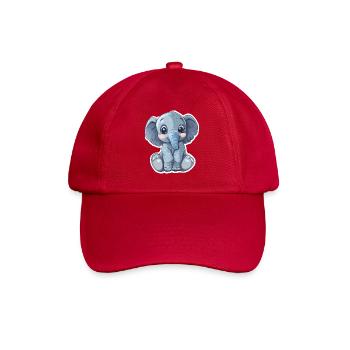 Elephant - Baseball Cap - classic red - Front