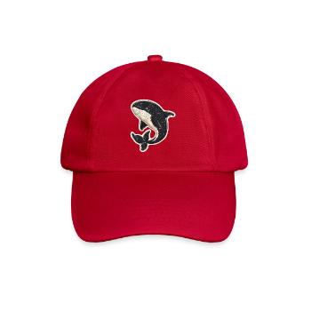 baleine - Casquette classique - rouge classique - Devant