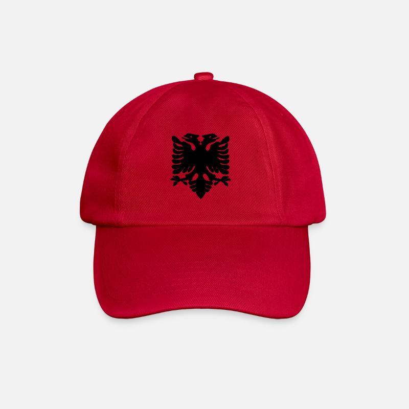 Albania flag sign - Baseball Cap - classic red
