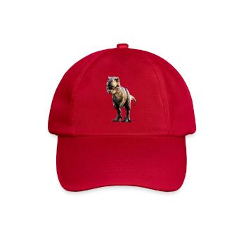 T-Rex Tyrannosaurus Rex Dino Papa Dinosaure - Casquette classique - rouge classique - Devant