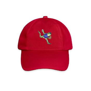 Frog Baseball Gant de baseball - Casquette classique - rouge classique - Devant