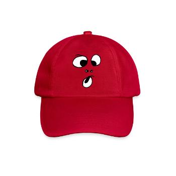 Oh! Visage Fantôme Fantôme Halloween Bande Dessinée - Casquette classique - rouge classique - Devant