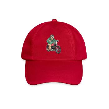Sloth Motorcycle - Baseball Cap - classic red - Front