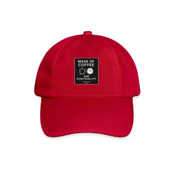 Made of Coffee and Punctuality – Germany Shirt - Baseball Cap - classic red - Front