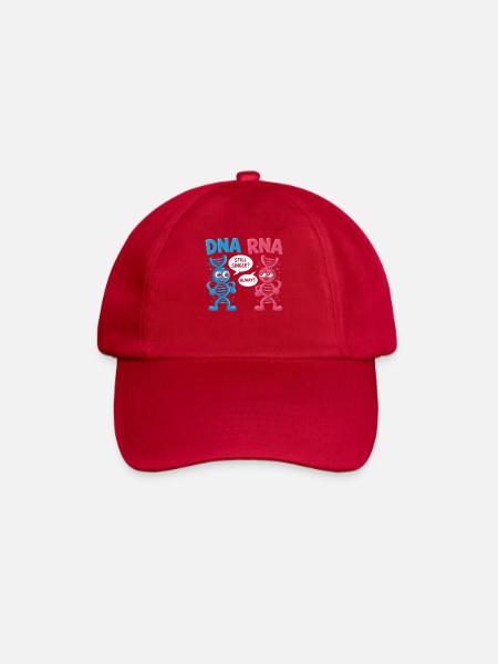 DNA RNA Love Duel Cartoon - Baseballcap - klassiek rood