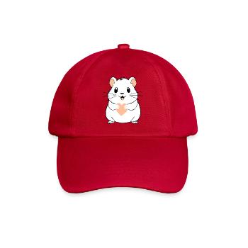 Cadeau de la Saint-Valentin pour le hamster au cœur rose - Casquette classique - rouge classique - Devant