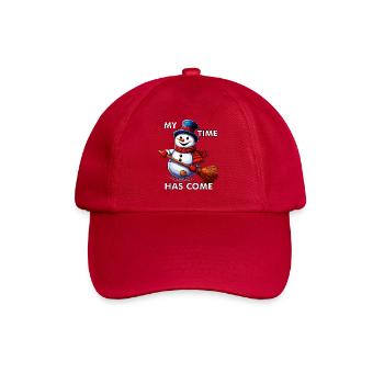 BONHOMME DE NEIGE MON HEURE EST VENUE - Casquette classique - rouge classique - Devant