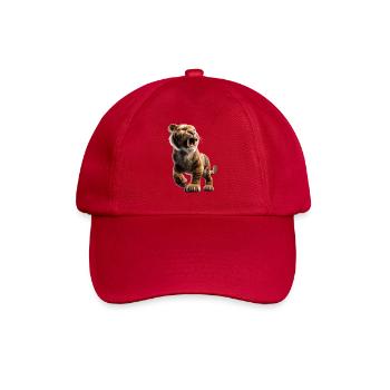 Säbelzahntiger Smilodon Raubkatze Säbelzahn Tiger - Baseballkappe - klassisch Rot - Vorne