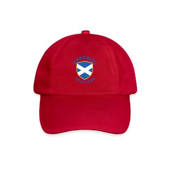 Kirkcaldy Scotland Shield Emblem - Baseball Cap - classic red - Front