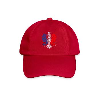 Tricolor Eagle Emblem - Baseball Cap - classic red - Front