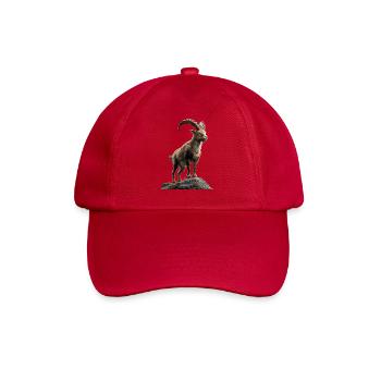 Capricorn Goat Alpine Ibex Capricorn Goats - Baseball Cap - classic red - Front