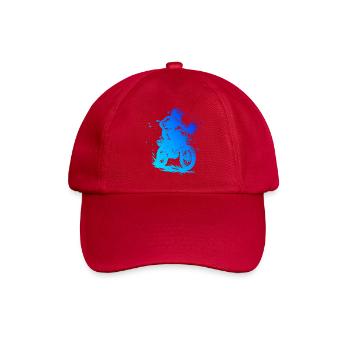 Einfach Motocross zeitloses Design - Baseballkappe - klassisch Rot - Vorne