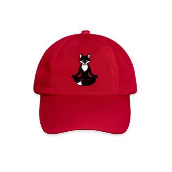 Méditation Fox Yoga - Casquette classique - rouge classique - Devant