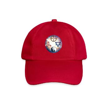 Équilibre Cosmique Yin Yang et Sceaux Sacrés - Casquette classique - rouge classique - Devant