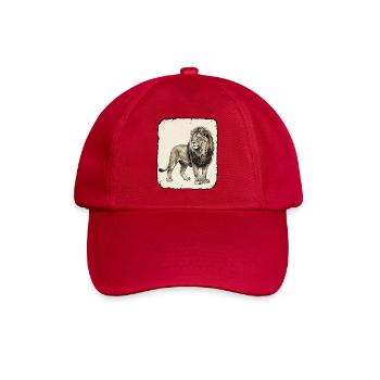 Lion Africa Reggae - Casquette classique - rouge classique - Devant