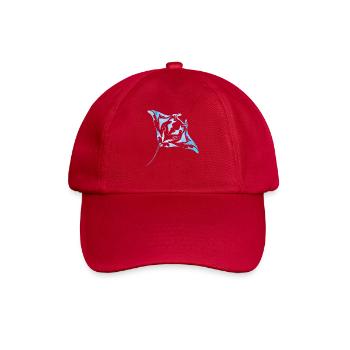 MantaRayBlue - Baseball Cap - classic red - Front
