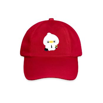 Duck in Tie Office Cutie - Baseball Cap - classic red - Front
